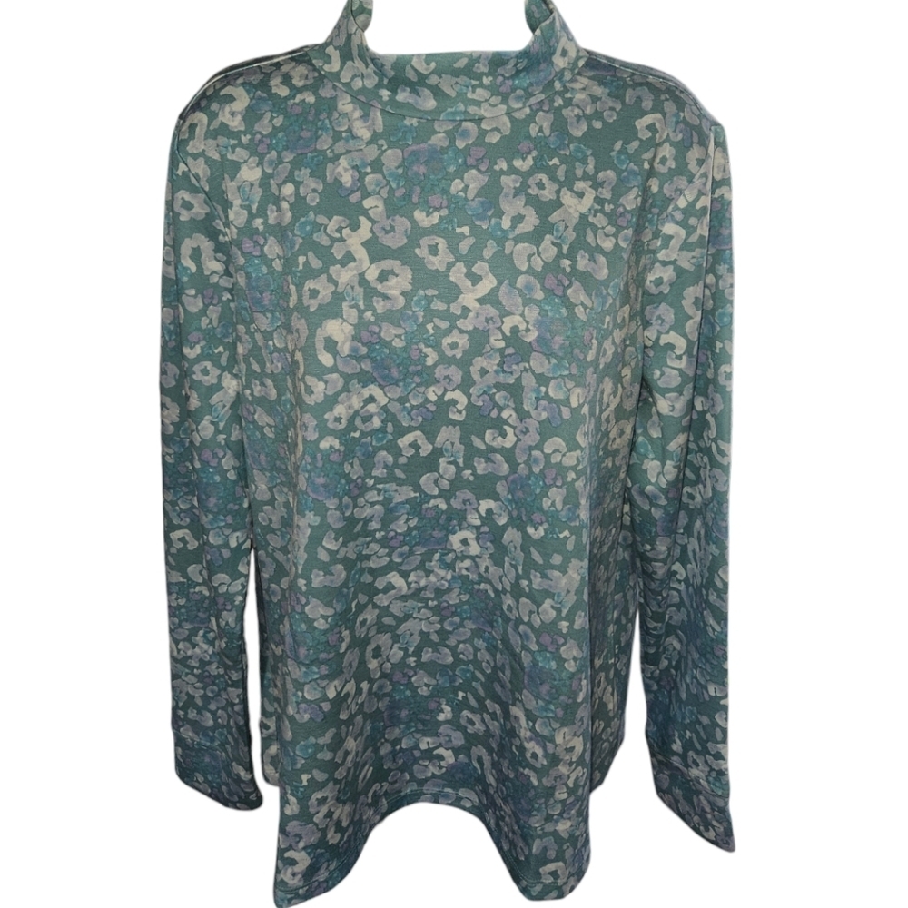 BUNDLE Of 2 Isaac Mizrahi Live Turtleneck Long Sleeve Tops - Picture 3 of 4